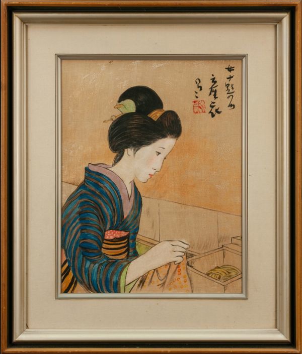 ヤフオク! -「竹久夢二」(油彩) (絵画)の落札相場・落札価格