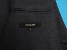 新品サンプル定価6.2万円 COMME CA MEN コムサメン 23S/S【LANATEC/ラナテック】シャークスキンスーツM灰(04) 15JC01-③_画像6