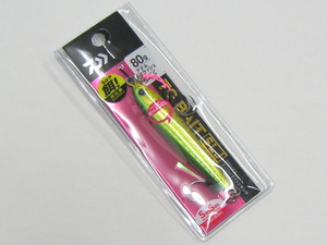 TGベイト 80g SLJ(フック付き) #アデルフラッシュグリーンゴールド [ゆうパケ匿名￥180][挨拶等不要] TG BAIT スーパーライトジギング