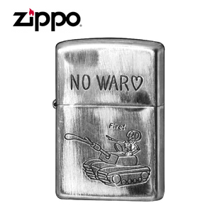 正規品 ZIPPO ジッポー オイルライター ユーズドフィニッシュ 2UDS-NOWAR レギュラー シルバー★新品 メール便送料無料