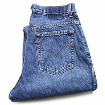 ★90s メキシコ製 Levi'sリーバイス 550 デニムパンツ w33★SDP1935 オールド ビンテージ ジーンズ テーパード バギー ワイド ルーズ_画像1