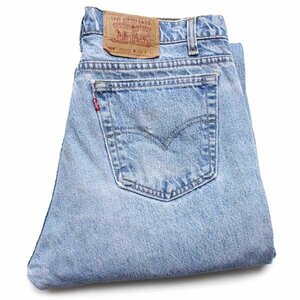 ★90s カナダ製 Levi'sリーバイス 505 デニムパンツ w36 L32★SDP1948 オールド ジーンズ ストレート ダメージ リペア ストーンウォッシュ