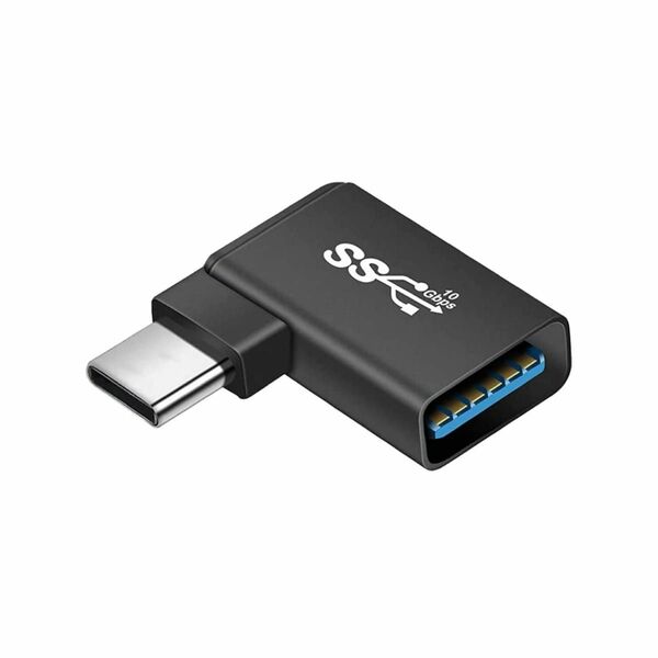 【新品未開封】USB Type C & USB 変換アダプタ L型 (1個セット) 