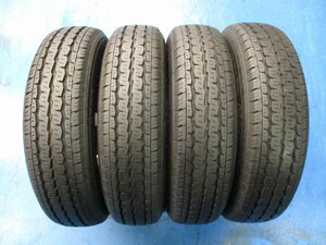 中古４本のみ☆TOYO　H１１　１５５/８０－１４　８８/８６N　LT　２０２１年製　残溝７ｍｍ