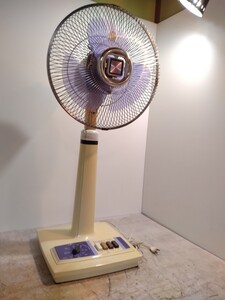 0512-2 retro electric fan MITSUBISHI contraction type R30-HX junk 