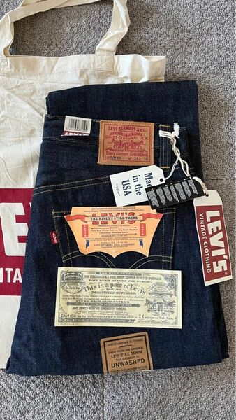 LEVI'S リーバイス LVC 47 501 XX 米国製　W 34Ｌ36 デッドストック 新品 アメリカ製 ビンテージ