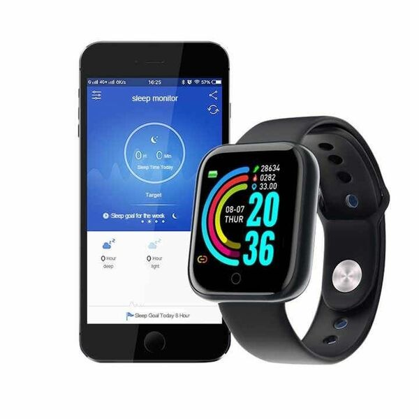 多機能 スマートウォッチ スポーツ Bluetooth smartwatch 睡眠管理　心拍計 腕時計 iPad Android 