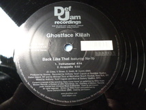 Ghostface Killah ft. Ne-YO / Back Like That シュリンク付 試聴可 オリジナル盤US12 メロディアス HIPHOP 哀愁サウンド_画像3