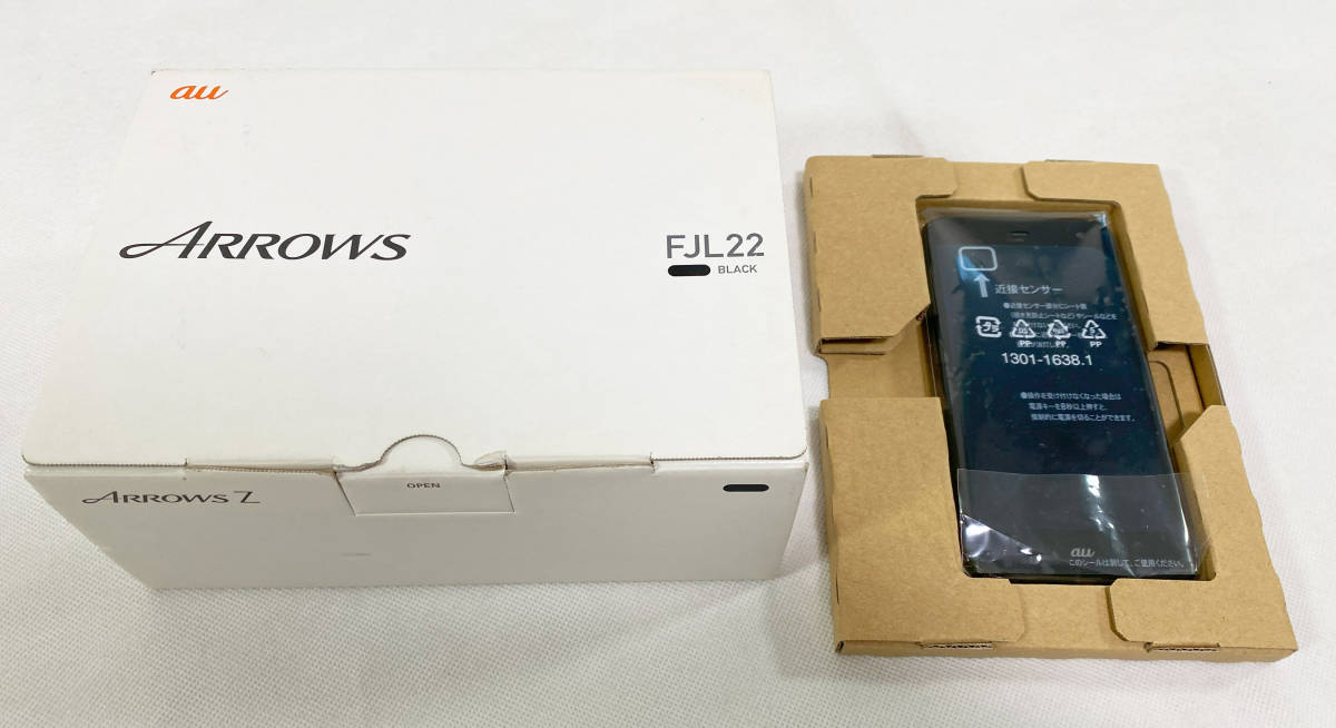 新品】ARROWS Z FJL22 ブラック au スマートフォン 付属品完備 新品】ARROWS Z FJL22 ブラック au スマートフォン 付属品完備