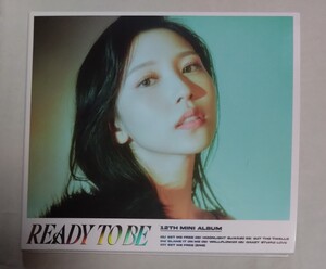 TWICE READY TO BE Digipack ver デジパック ミナ 韓国盤 CD 特典無し SET ME FREE