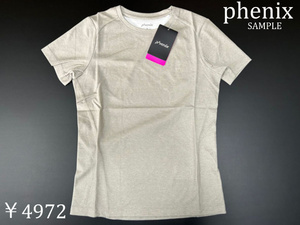 PH822TS95 ヘザーグレー Sサイズ 4972円 phenix/フェニックス半袖Tシャツ 消臭・抑制 サンプル品