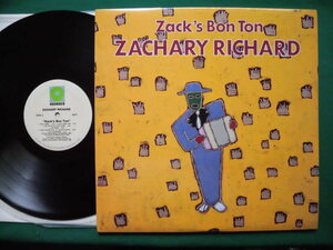 SSW Zachary Richard/Zack's Bon Ton 　ルイジアナ・ケイジャン、ザディコ、ガンボ、アコーディオン 　1988年USオリジナル・アナログ盤