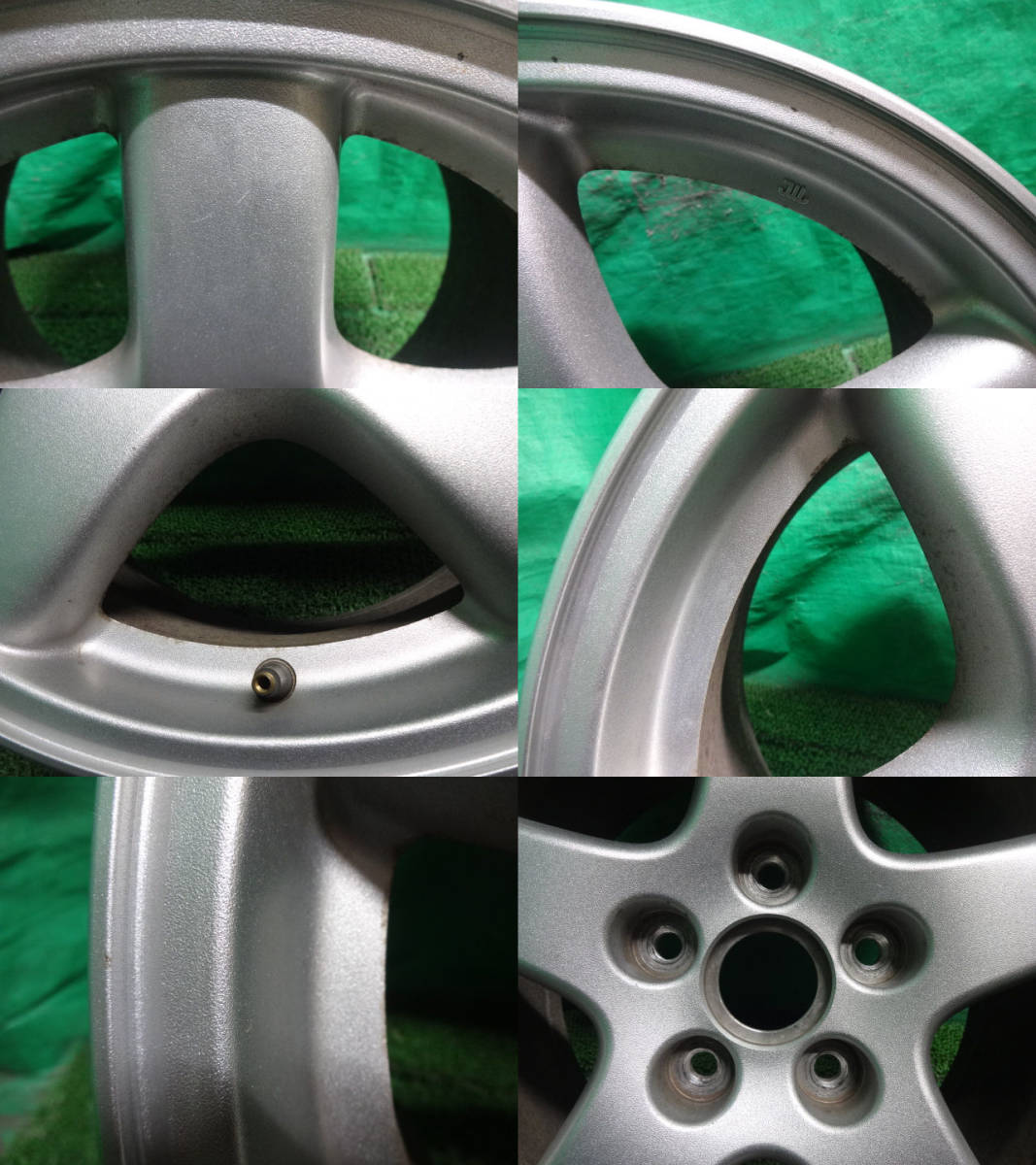 マツダ純正RX-7 FD3S○16×8J +50 5H PCD114.3 中古ホイール4本○マ40
