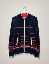 adidas GOLF レディース フルジップ ライトニット OTサイズ　アディダス　ゴルフ　セーター　テーラーメイド_画像1