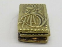 1円～ おたからや☆W0519-07　万延二朱判金 古銭 日本古銭　計3枚　_画像6