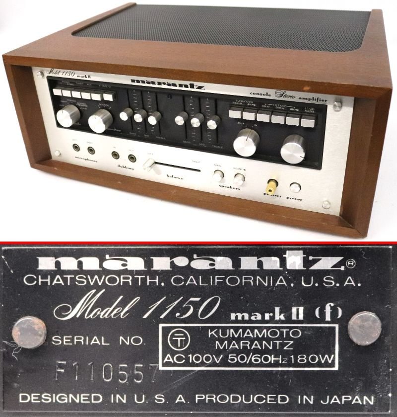 ヤフオク! -「marantz model 1150」の落札相場・落札価格