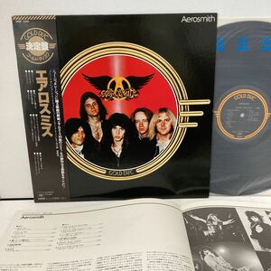 帯付LP エアロスミス ゴールド・ディスク・シリーズ AEROSMITH Gold Disc