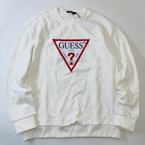 GUESS ゲス ロゴ スウェット 白 XL MJ3K8465K 23-0201-1-3