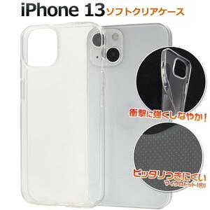 iPhone 13 アイフォン /マイクロドット ソフトクリアケース