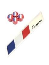 B 赤 フランス 国旗 エンブレム ステッカー バルブキャップ ルノー 4 5 21 25 アヴァンタイム アルピーヌ ウインド カジャー カングー_画像1