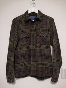 ペンドルトン PENDLETON ウールシャツ チェックシャツ 長袖 ネルシャツ　M BOARDSHIRTS