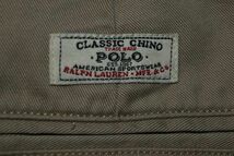 ★⑩★POLO★ラルフローレン★CHINO カーキベージュのハーフパンツ・短パン　38W　97㎝　L～LL_画像8