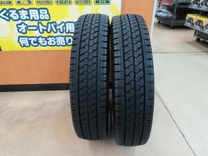 ブリヂストン ブリザック VL1 155/80R14 88/86N LT スタッドレス タイヤ 14インチ 2019年製造 2本のみ 中古 BRIDGESTONE BLIZZAK STUDLESS