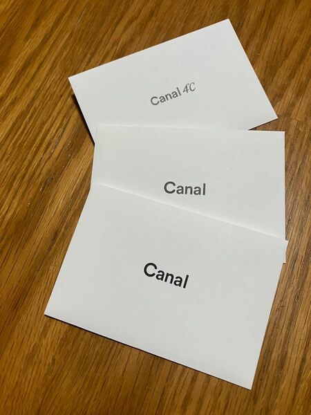 ●封筒　3枚　canal