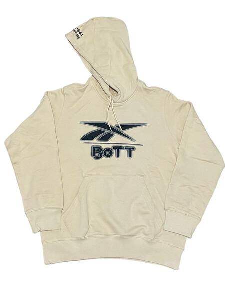 【新品】BoTT ボット【OTH Hoodie × Knit Shorts】Reebok リーボック パーカー×ショーツ スウェットセット 　Mサイズ　サハラ/ベージュ