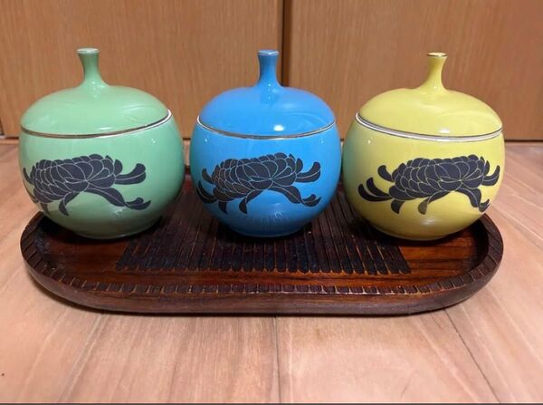 波佐見焼 西山陶器 キャンディポット 3個セット