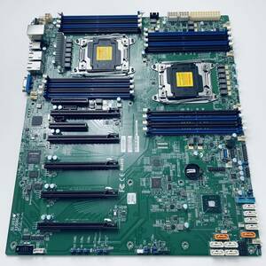 ジャンク 通電のみ確認 SuperMicro X10DRG-Q LGA2011-3 デュアルソケット Intel C612チップセット ヒートシンク無し