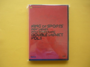 新日本プロレスリング【DOUBLE IMPACT VOL.1】DVD☆KING of SPORTS／VALIS 新日本プロレス Vol.82 未開封