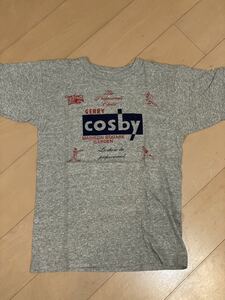 美品 チャンピオン 80s GERRY Cosby Tシャツ チャンピオンボディー サイズM 米国製 杢グレー 霜降り コスビー アイスホッケー