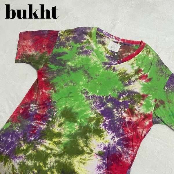 bukht ブフト　Tシャツ　タイダイ染め　マルチカラー