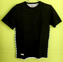 新古品　PROJECT SR'ES　プロジェクトエスアールエス　半袖　Tシャツ　ブラック　Mサイズ　E-280_画像1