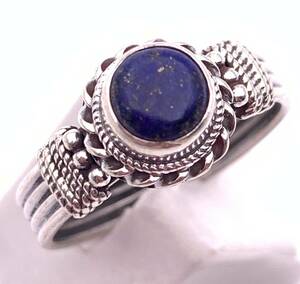 Натуральный камень lapis lazuli silver925 кольцо ☆ 14,5