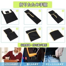 1円～　新品 15枚　送料無料　エコバッグ 折りたたみ 人気 買い物袋 コンビニ シュパット コンパクト小さめ 大容量 防水 最大積載量は30kg_画像6