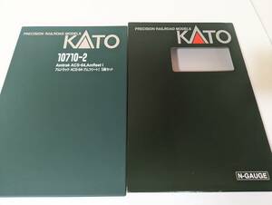 動作確認済み　箱付 希少 ＫATO　0517　10710-2 アムトラック ACS-64 アムフリート I Amtrak ACS-64 5両セット Ｎゲージ 鉄道模型 カトー