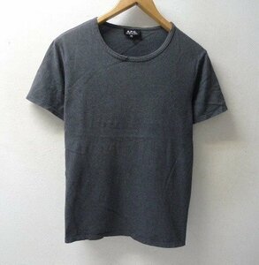 ◆A.P.C. APC　アーペーセー クルーネック ベーシック Tシャツ ウォッシュグレー サイズXS