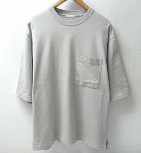 ◆ULTERIOR (アルテリア) / ORGANIC SMOOTH TJK BASQUE TEEヘビーウエイト Tシャツ ベージュ系 サイズ5 美品