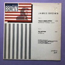 良盤 激レア ジェームス・ブラウン James Brown 12''EPレコード This Is A Man's World / Sex Machine ベルギー盤_画像2