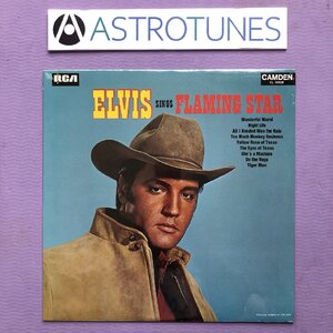 未開封新品 エルヴィス・プレスリー Elvis Presley LPレコード Elvis Sings Flaming Star カナダ盤 カットアウト品 Oldies