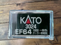 KATO 3024-3 EF64 1000 一般色 JR貨物クーラー搭載車 ケース傷有_画像1