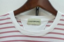 ■FORSOMEONE ボーダーTシャツ■フォーサムワン_画像3