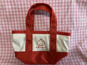 0434 baby head office Mini tote bag & wet towel oshibori set 