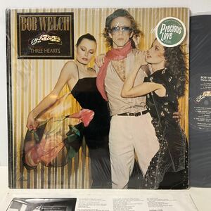 シュリンク HYPE STICKER付 / BOB WELCH / THREE HEARTS / LPレコード / US / SO-11907 / 1979