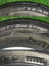 AC239-305 《20年製》GT ECOstage 155/65R13 73S バリ山 4本TOPY製 HONDA スチール 4.00B 4穴 100/110/114.3 +40 68mm ライフ ゼスト 等_画像9