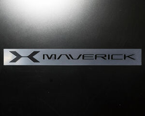 送料無料 ウェッズ MAVERICK ステッカー (ブラック) [No.52234] [1枚] [切り文字タイプ] [サイズ：W250mm×H23mm] [正規品] [黒色]