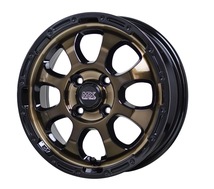 [業販限定販売] [12インチ] [MAD CROSS GRACE] [DUNLOP DV-01] [145R12 6PR] [軽トラック/軽バン] [マッドクロス] [グレイス] [BRC/BK]_画像1