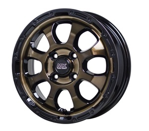 [業販限定販売] [12インチ] [MAD CROSS GRACE] [DUNLOP DV-01] [145R12 6PR] [軽トラック/軽バン] [マッドクロス] [グレイス] [BRC/BK]